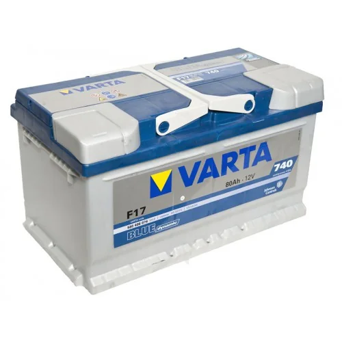 Автомобильный аккумулятор VARTA Blue Dynamic 80 А/ч низк. обр. 580406