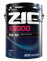 Масло ZIC X5000 10W40 (200 л)